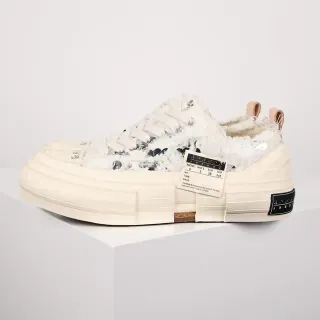 Off-White حذاء أسلوب حياة كريم Bouclé مزين بترتر