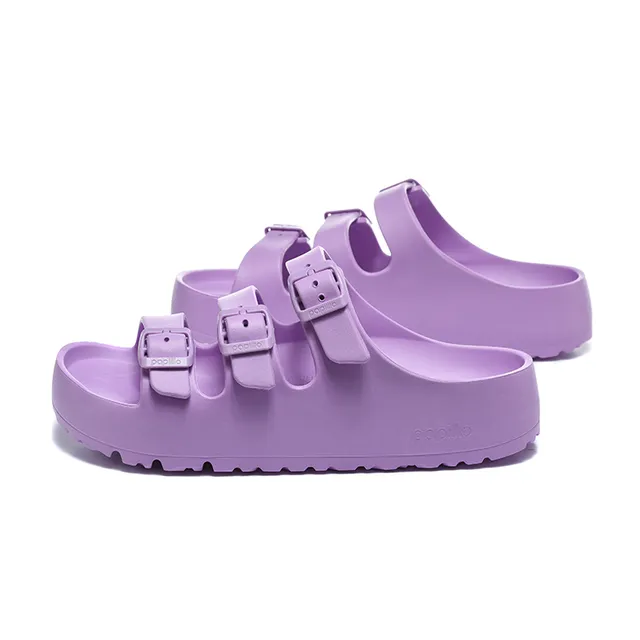 Papillio sandale à trois brides avec boucle lavande violette sandales casuales 3