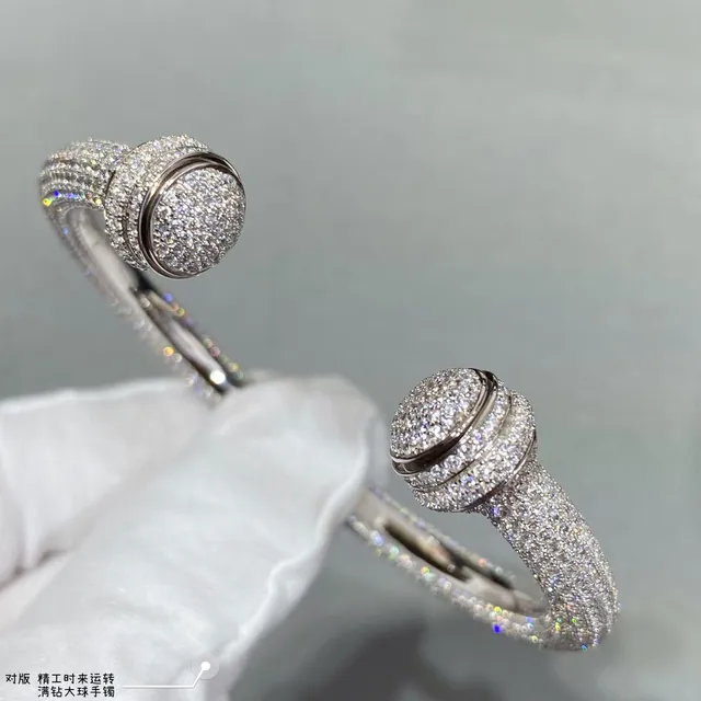 Piaget Possession Pavé Rotating Sphere Gold-Tone Bracelet 5