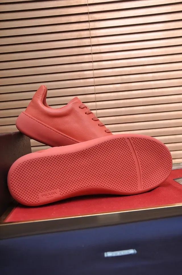 Pink Monochrome Platform Sole Sneakers 3