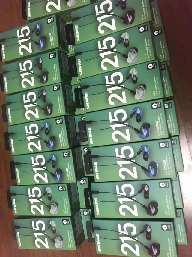 Shure SE215 Sound Isolating Earphones Black Blue Clear Sports Earphones 8