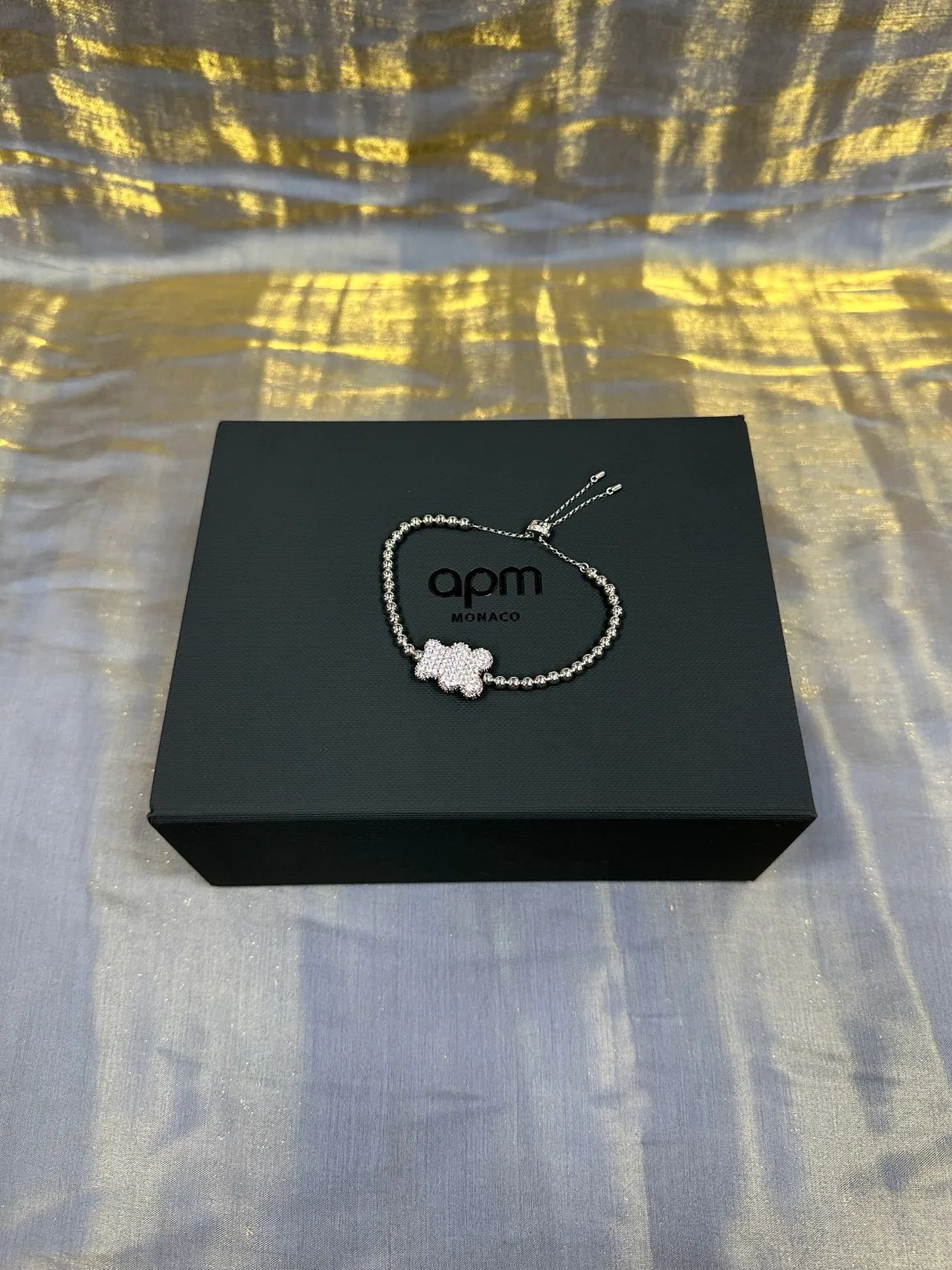 Silver Black Ball-Chain Adjustable Toggle Clasp Necklace 3
