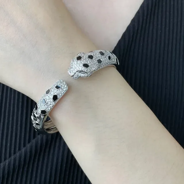 Silver Gold Pave-Set Crystal Geometric Cutout Pattern Jewelry 9