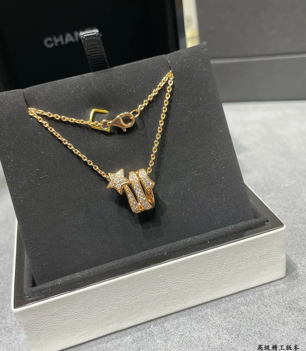Silver-Tone Pavé-Crystal Geometric Pendant Necklace 5
