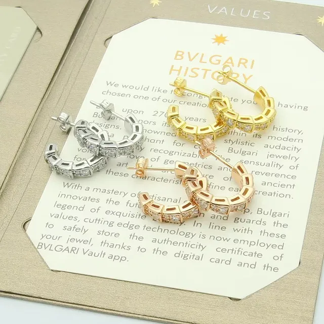 Silver White Pavé-Set Hinged Hoop Earrings 8