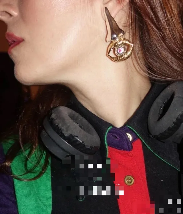 Surrealist Nose and Eye Motif Clip-On Earrings 2