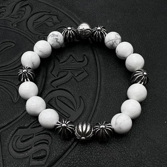 Tiger's Eye and Silver-Tone Beaded Bracelet 4