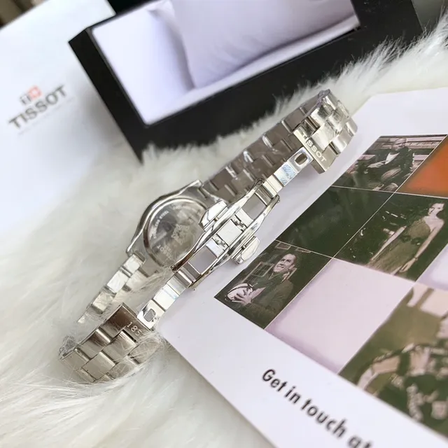 Tissot T-Lady New Wave Series Silver Dial Stainless Steel Quartz Watch 2