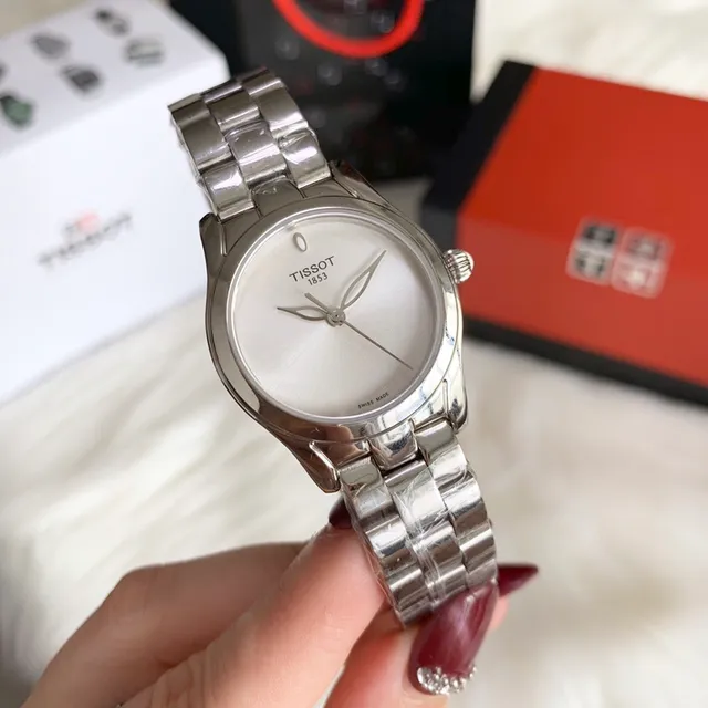 Tissot T-Lady New Wave Series Silver Dial Stainless Steel Quartz Watch 9