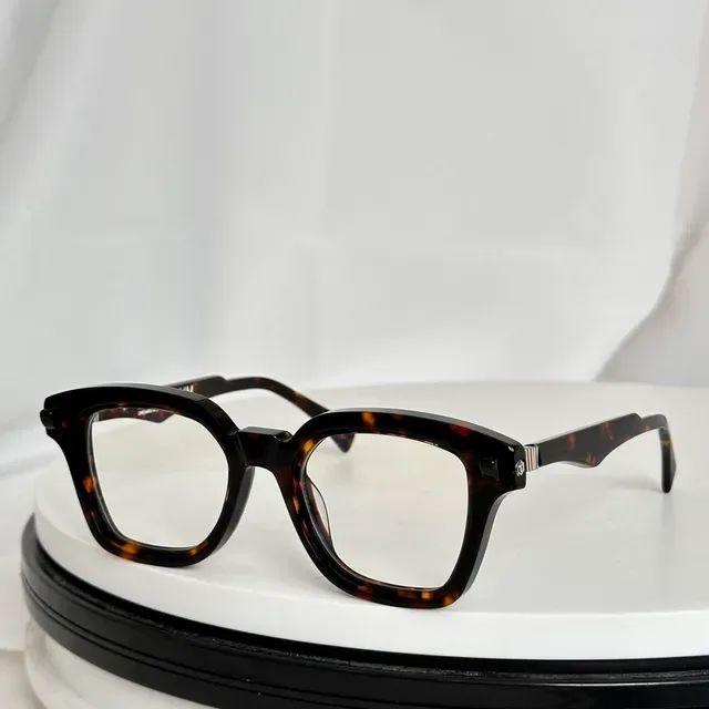 Gafas Ópticas Cuadradas Geométricas Bicolores Mint y Azul 2