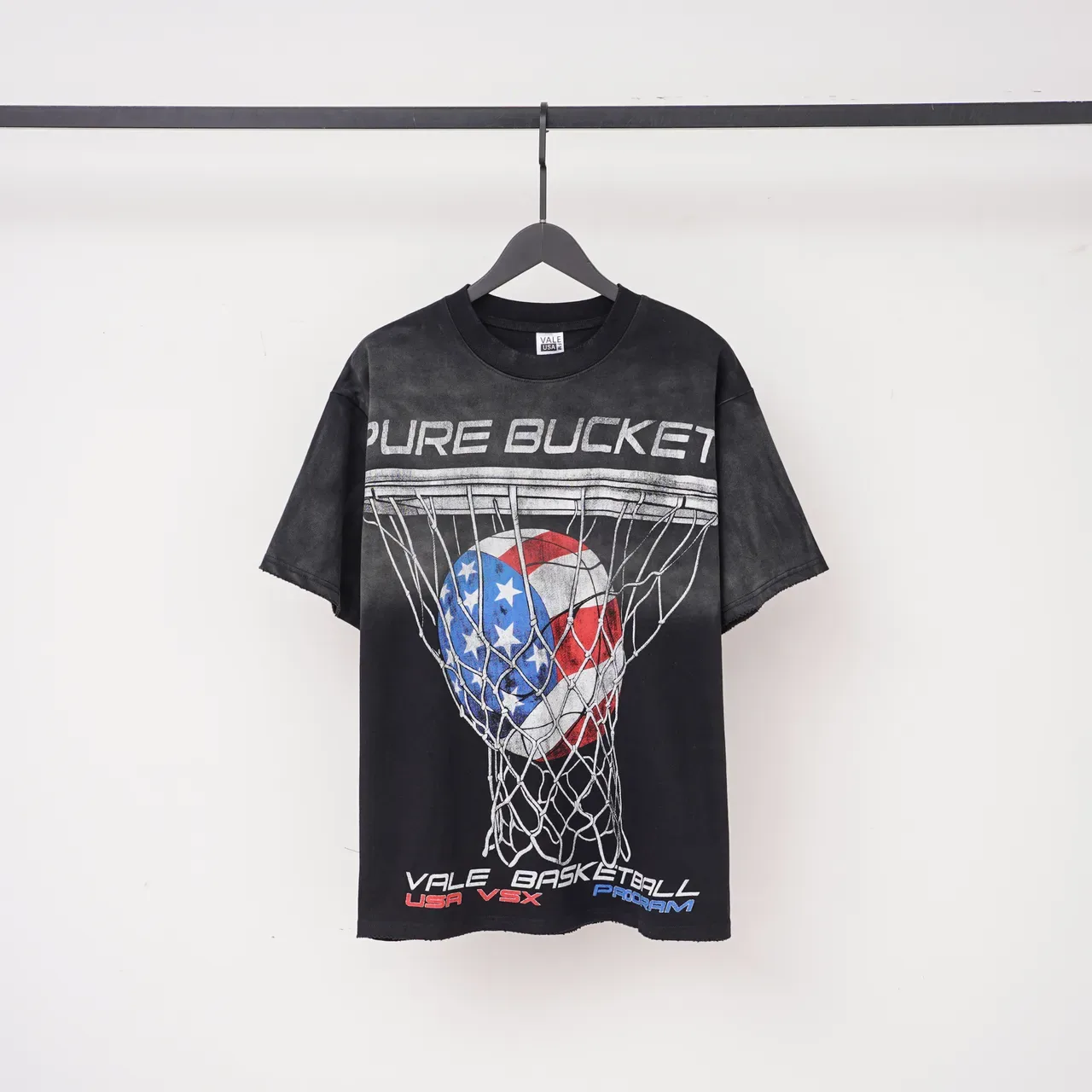 Vale Pure Bucket USA VSX Program Basketball Graphic T-Shirt 3