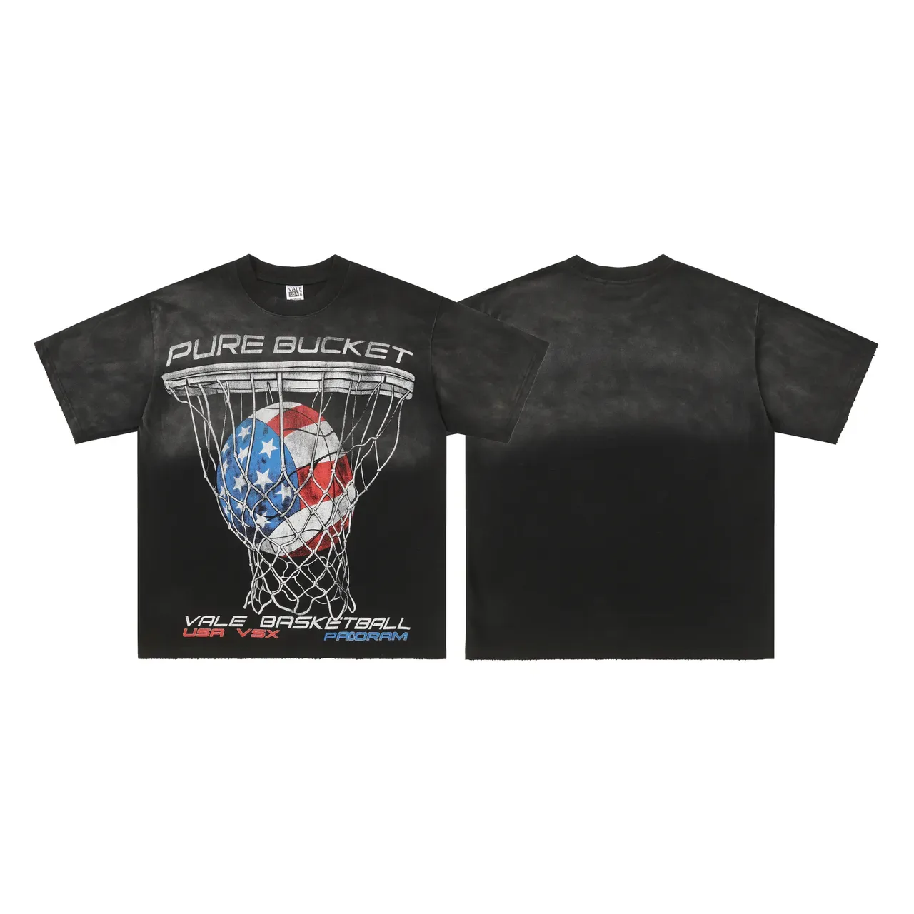 Vale Pure Bucket USA VSX Program Basketball Graphic T-Shirt 4