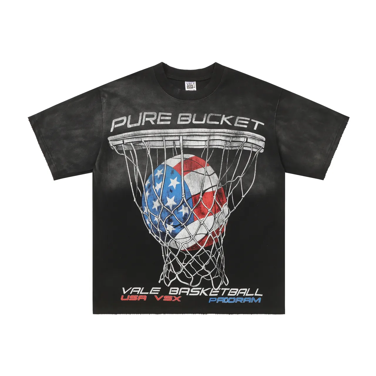 Vale Pure Bucket USA VSX Program Basketball Graphic T-Shirt 5