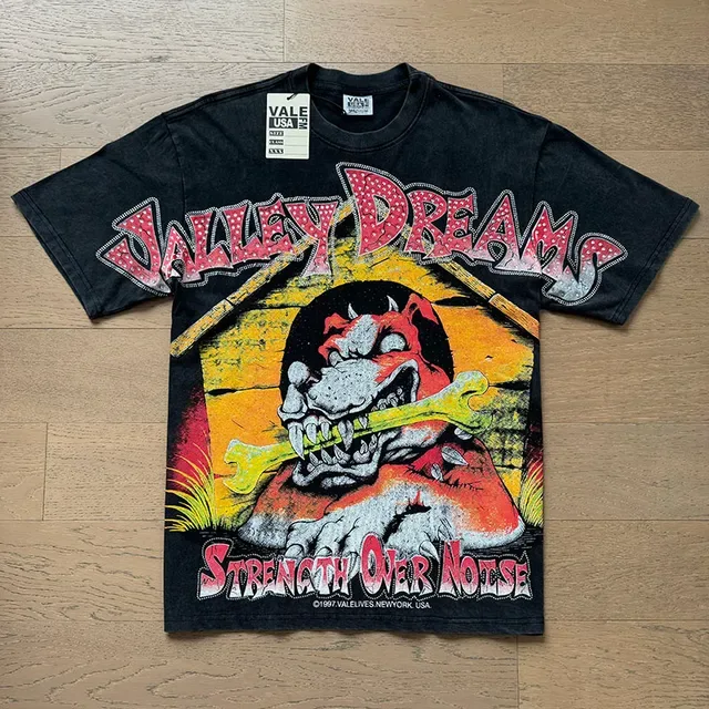 Vale Valley Dreams Strength Over Noise Graphic T-Shirt 2