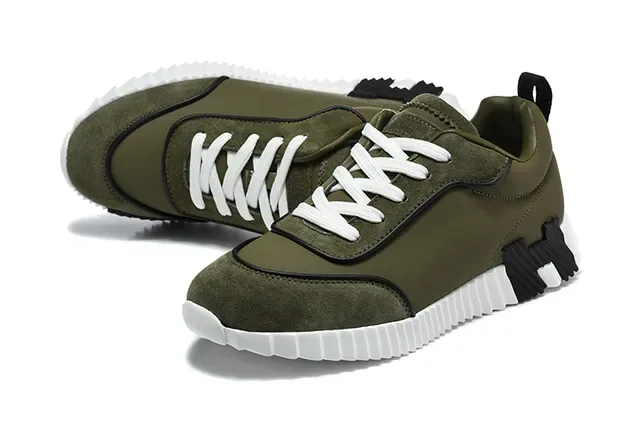White and Orange Geometric Accent Lifestyle Sneakers 6