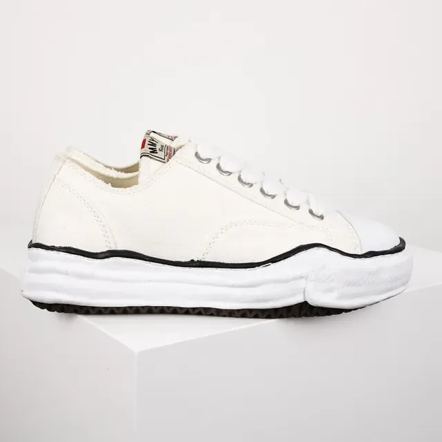 White Black Deconstructed Sole Wavy Midsole Stripe Sneakers 3