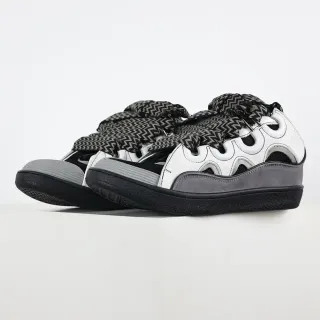 White Black Gray Platform Multi-Strap Casual Sandals