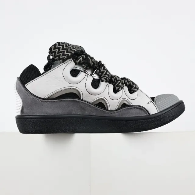 White Black Gray Platform Multi-Strap Casual Sandals 7