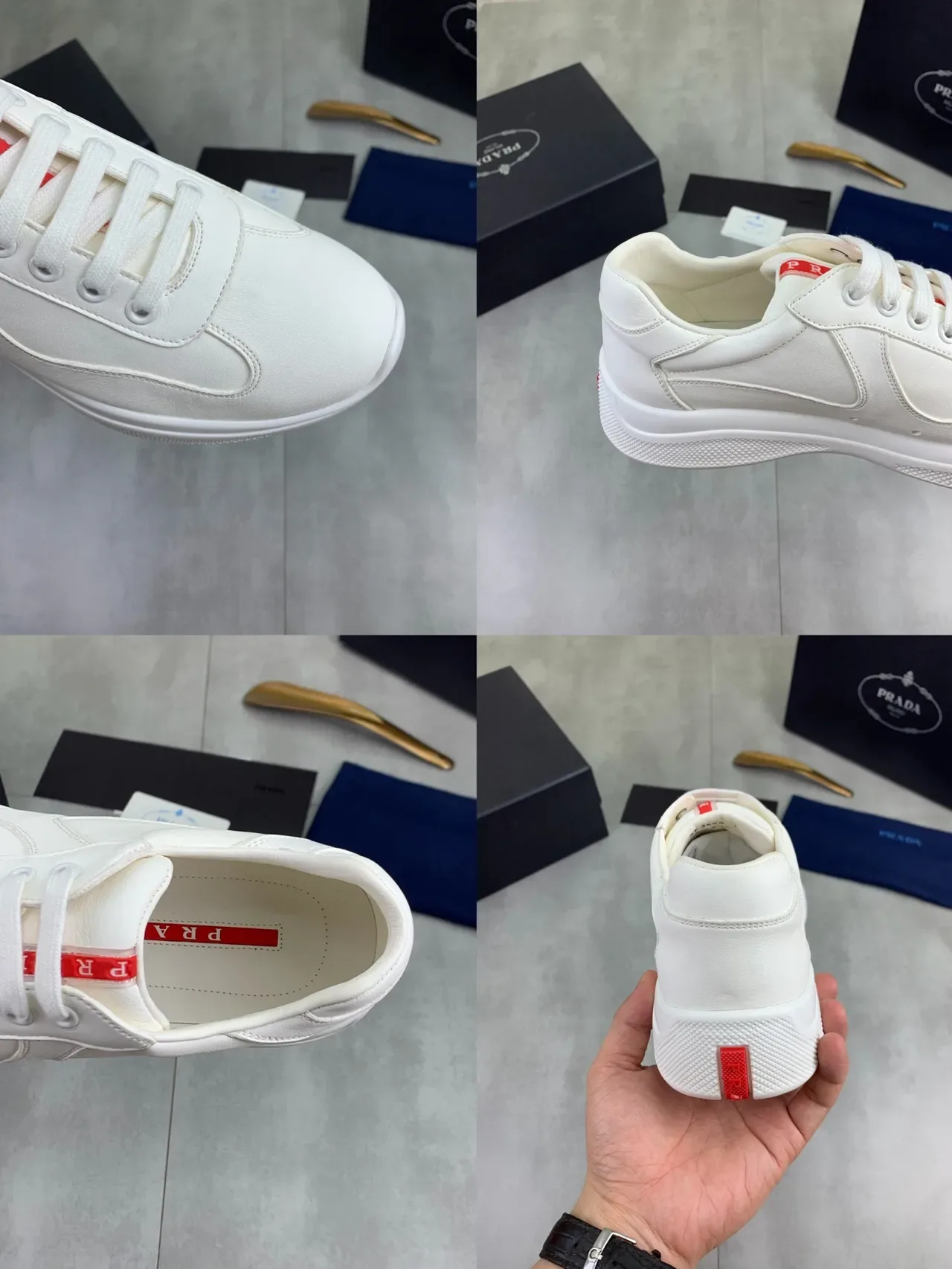 White Leather Minimalist Lifestyle Sneakers 2