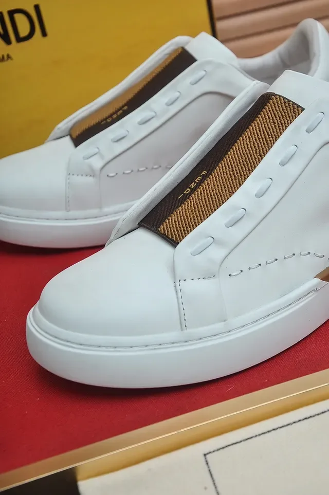 White Minimalist Slip-On Lifestyle Sneaker 8