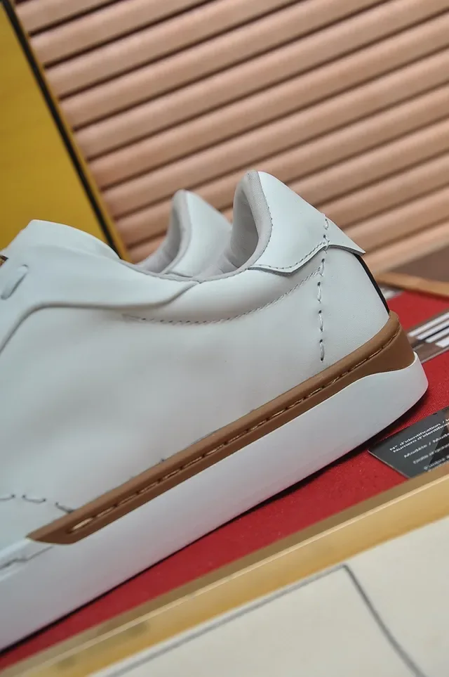 White Minimalist Slip-On Lifestyle Sneaker 9