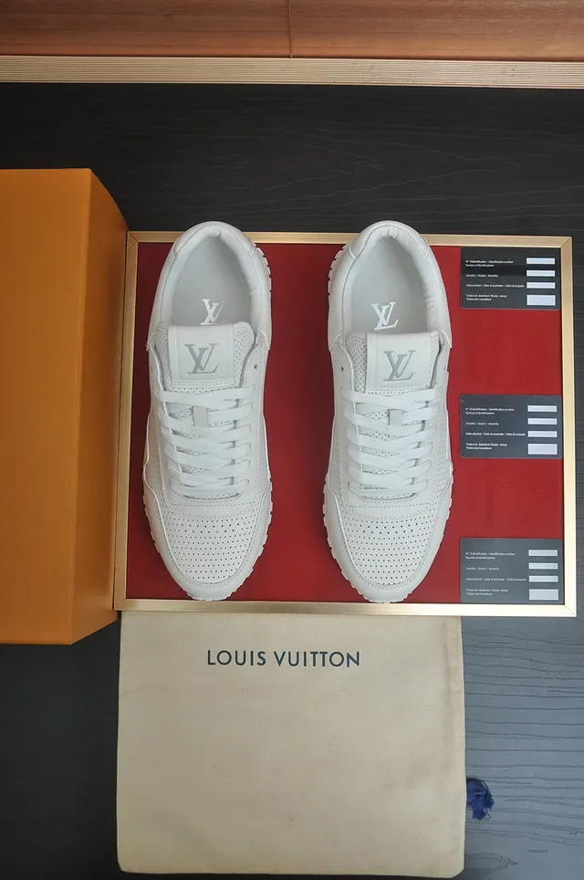 White Perforated Leather Lifestyle Sneaker 5