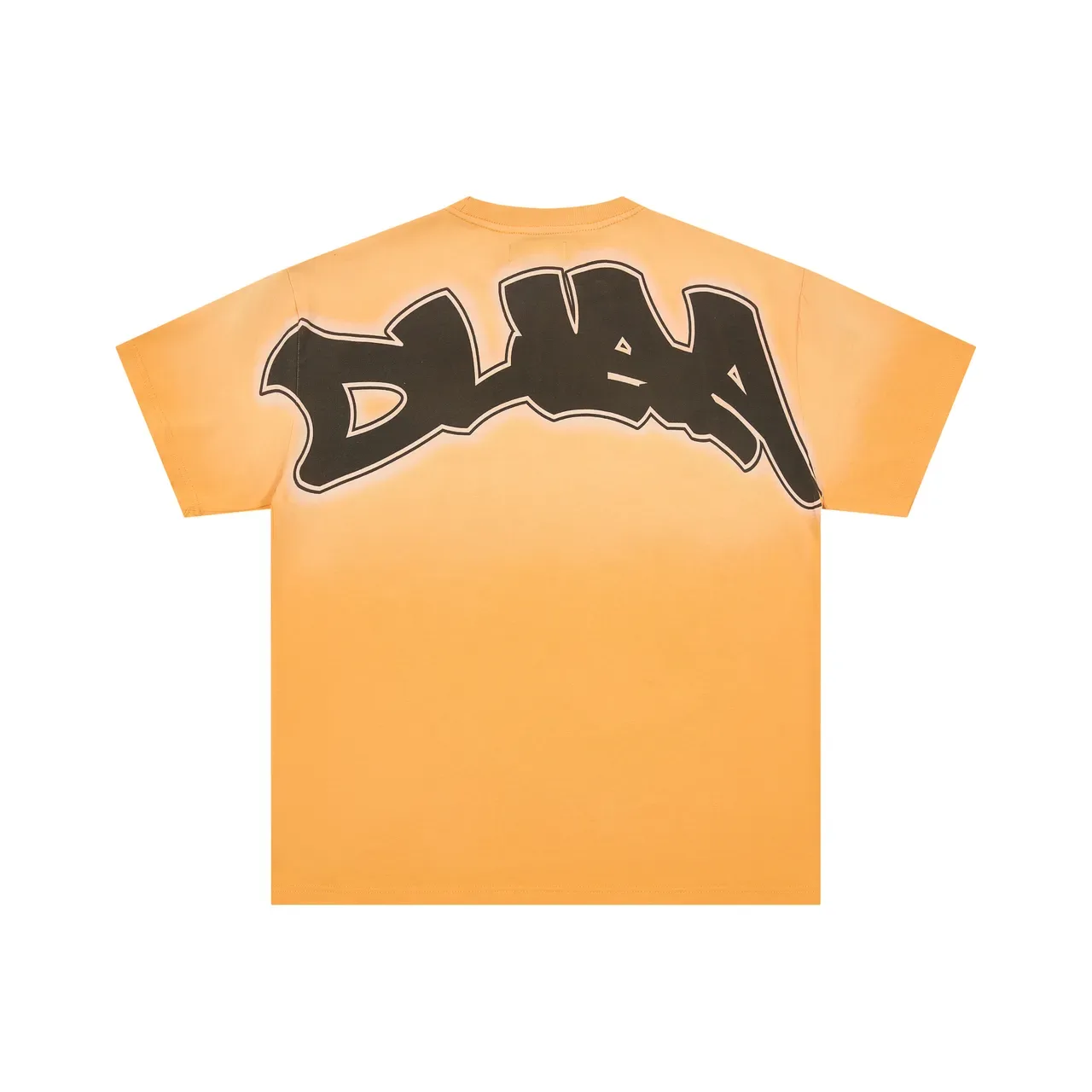 Yellow Rhinestone Graphic Print Oversized T-Shirt 4