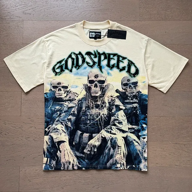 Godspeed Graphic-Print Crew-Neck Double-Sided T-Shirt 5