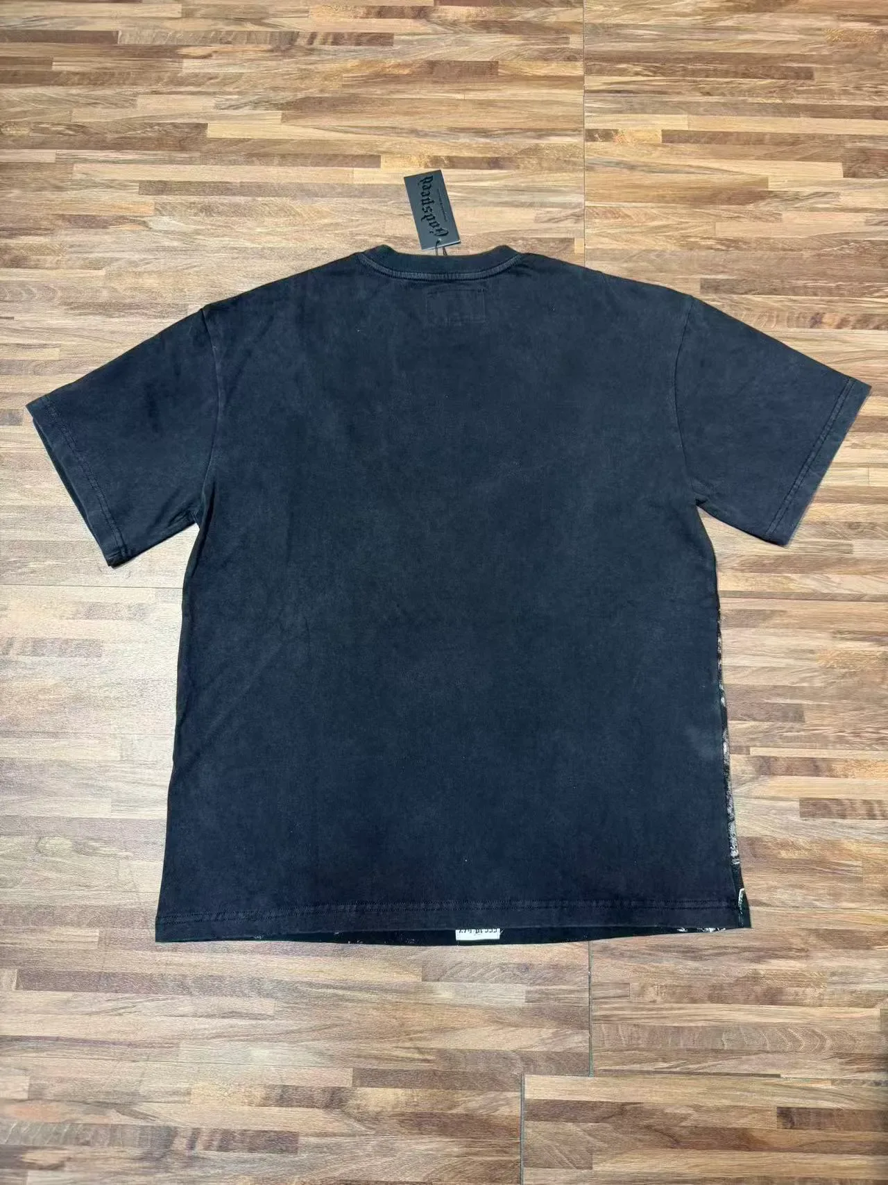 Godspeed Graphic Print Oversized Distressed Black T-Shirt 6