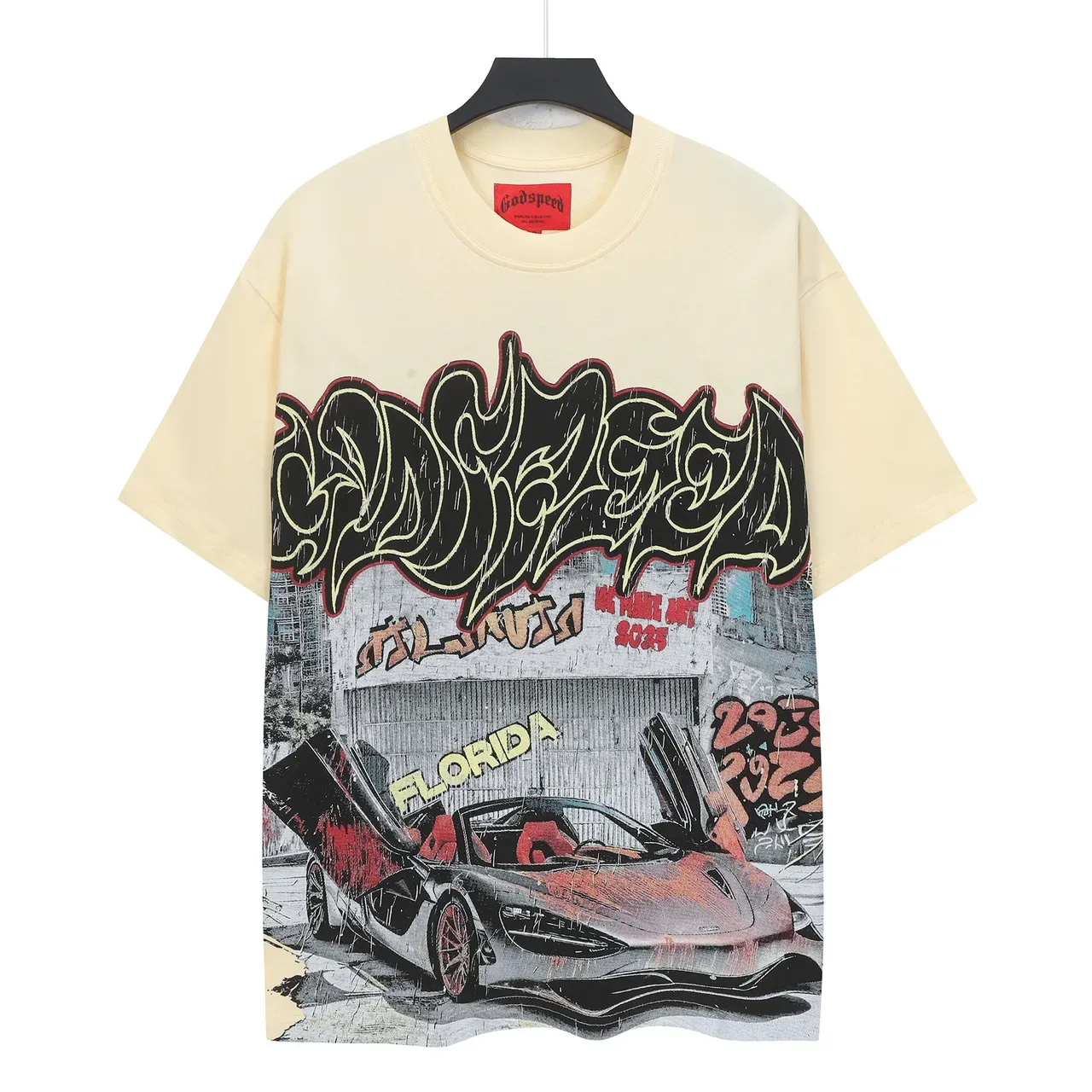 Godspeed Graphic Print Oversized T-Shirt 2