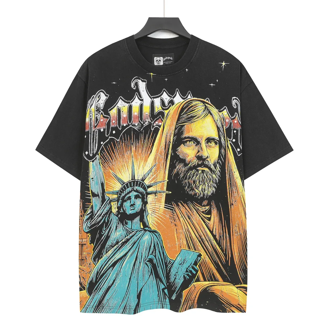 Godspeed Graphic Print Oversized T-Shirt 2