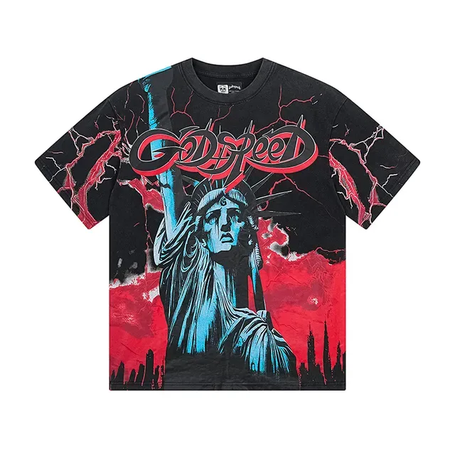 Godspeed Out of Many One Graphic Print Oversized T-Shirt 2