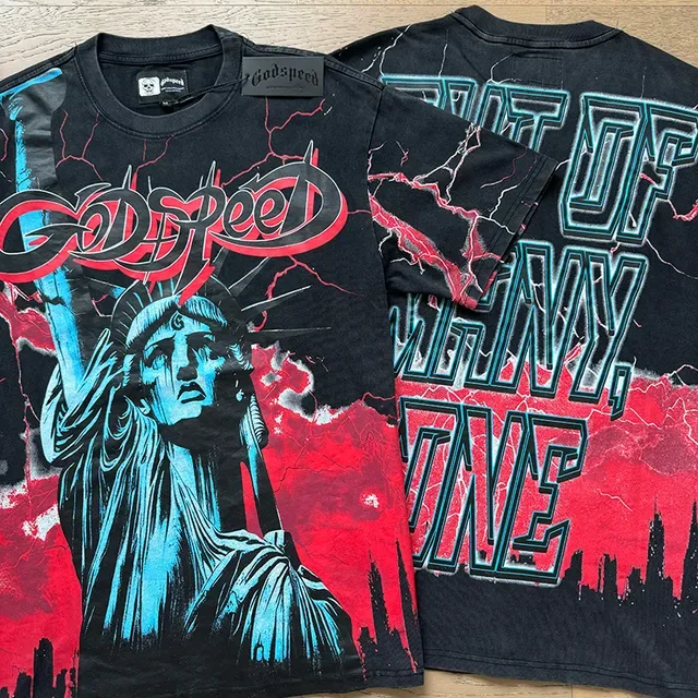Godspeed Out of Many One Graphic Print Oversized T-Shirt 5