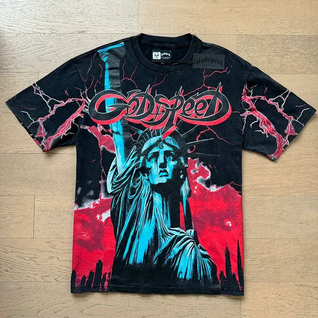 Godspeed Out of Many One Graphic Print Oversized T-Shirt 6