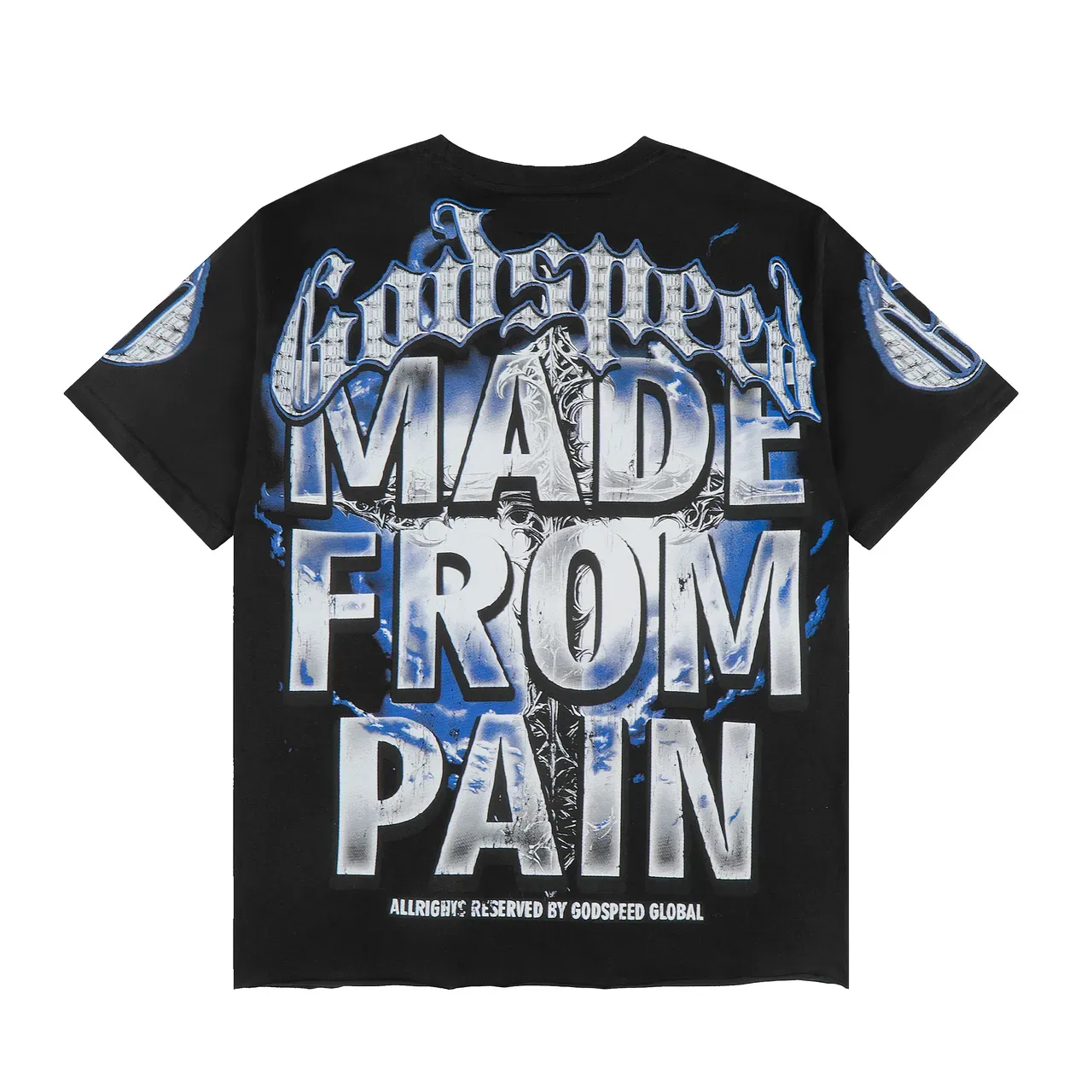 Godspeed Skull Crown of Thorns Graphic T-Shirt 4