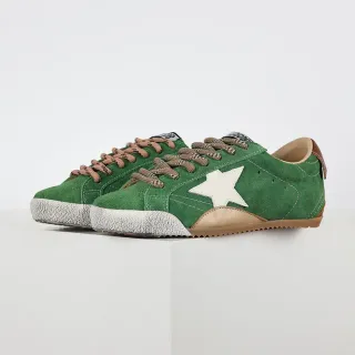 Golden Goose Superstar Green Suede Star Lifestyle Sneakers