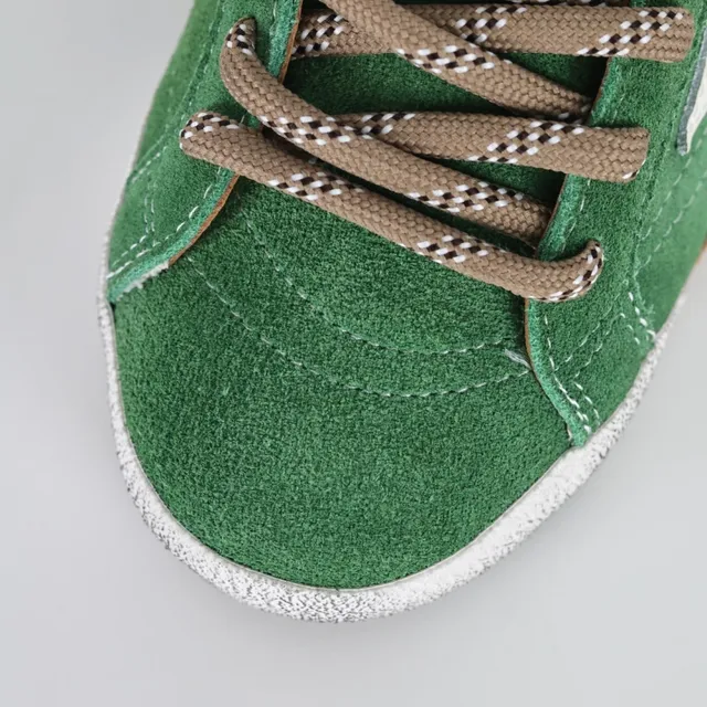 Golden Goose Superstar حذاء رياضي سويدي أخضر نجم لايف ستايل 5