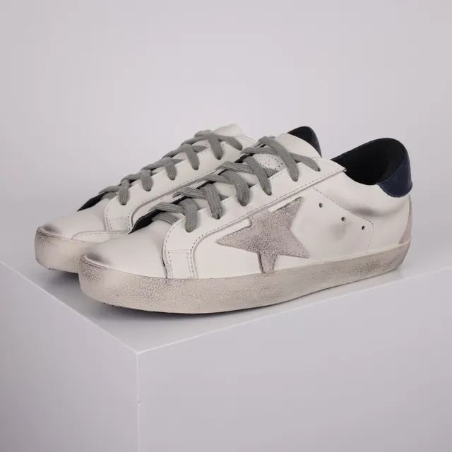 Golden Goose Superstar Off-White cuir usé sneakers lifestyle 2