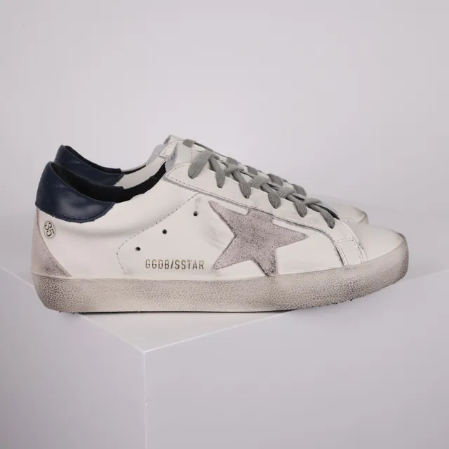 Golden Goose Superstar Off-White cuir usé sneakers lifestyle 3
