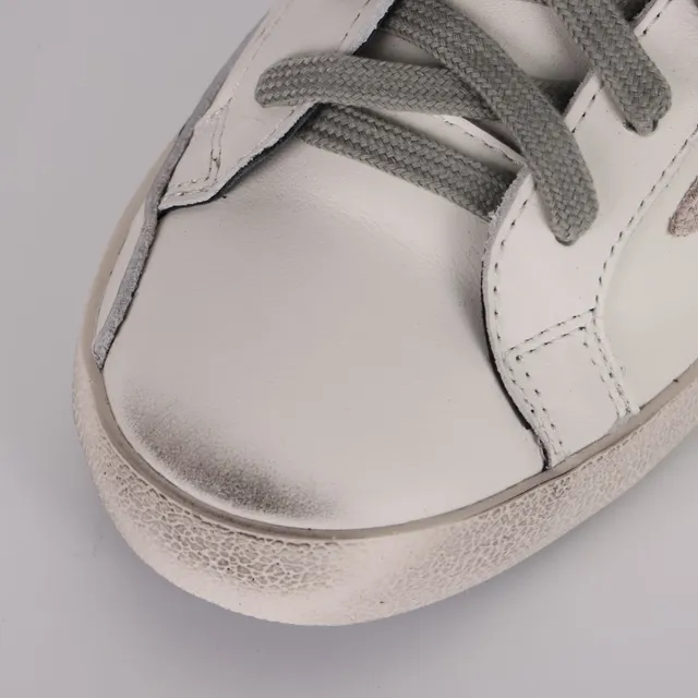 Golden Goose Superstar Off-White cuir usé sneakers lifestyle 5