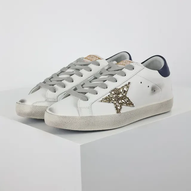 Golden Goose Superstar Chaussures Lifestyle Étoile Blanche Brillante 2