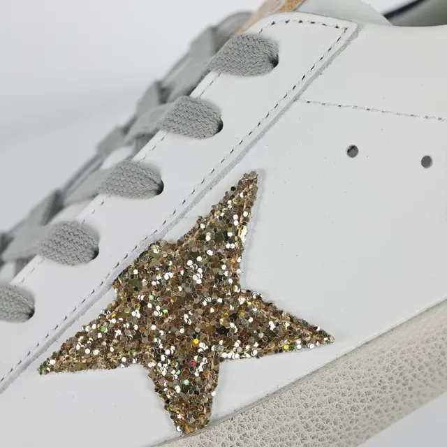 Golden Goose Superstar Chaussures Lifestyle Étoile Blanche Brillante 6
