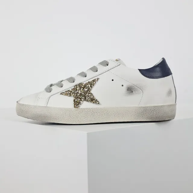 Golden Goose Superstar Chaussures Lifestyle Étoile Blanche Brillante 9