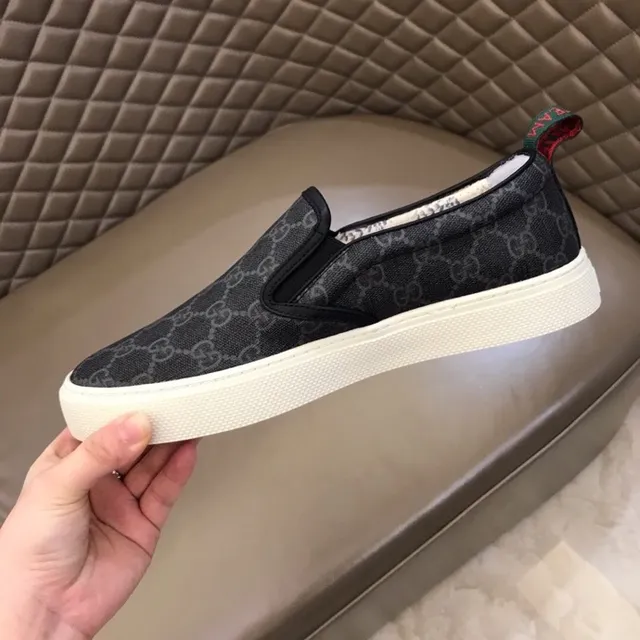Gucci Ace Loafer Noir GG Monogram Toile Slip-On Loafer 2