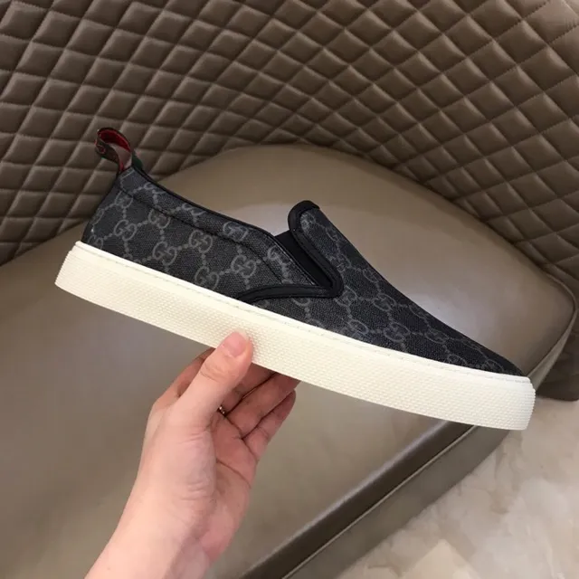 Gucci Ace Loafer Noir GG Monogram Toile Slip-On Loafer 3
