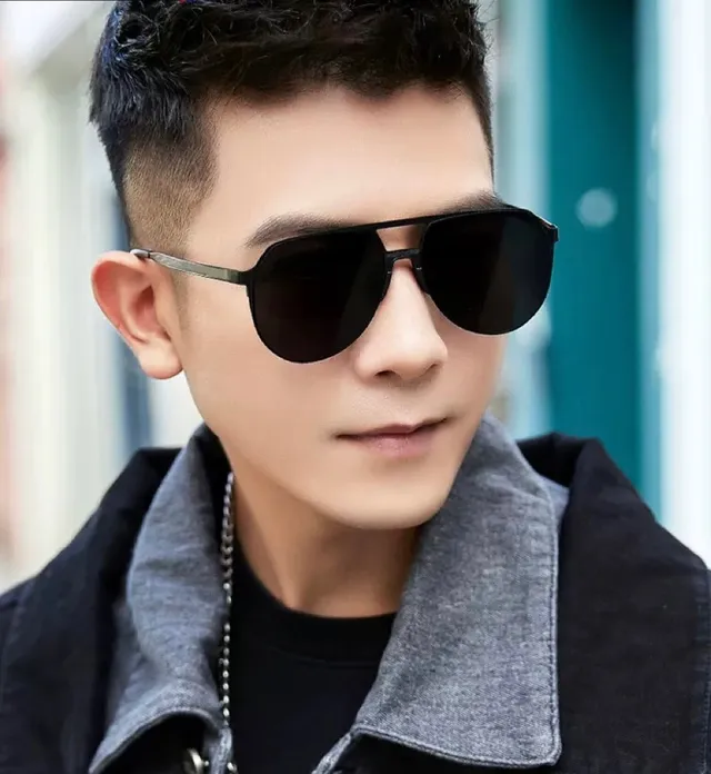 Gucci Aviator 黑色金属渐变镜片太阳镜 3