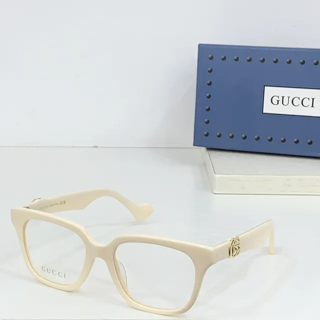 Gucci Burdeos Marrón Marco Rectangular Acetato Patrón Tortuga Gafas Ópticas 4