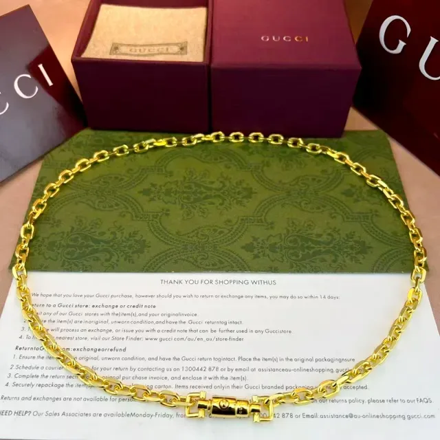 Gucci Chunky Curb Chain Silver Bracelet 8