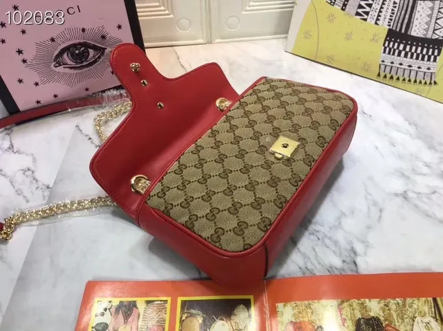 Gucci Dionysus Beige GG Monogram Canvas Chain Bag 4