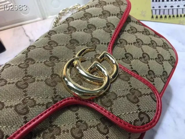 Gucci Dionysus Beige GG Monogram Canvas Chain Bag 5